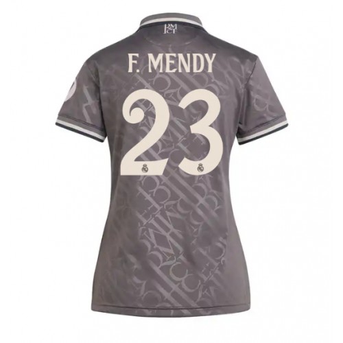 Fotbalové Dres Real Madrid Ferland Mendy #23 Dámské Alternativní 2024-25 Krátký Rukáv